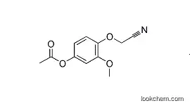 Molecular Structure of 887352-07-0 (2-(4-Acetoxy-2-methoxyphenoxy)-acetonitrile)